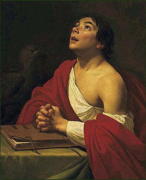 Jan van Bijlert Johannes de Evangelist. Germany oil painting art